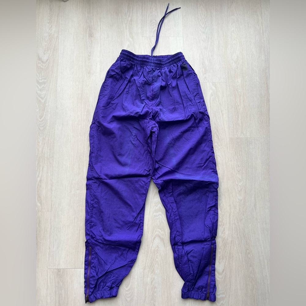 Karin Morgan Vintage Purple Swishy Sweatpants